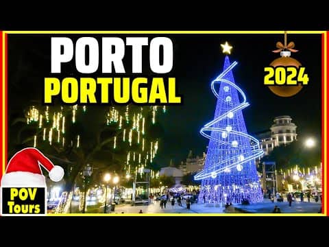 PORTO CHRISTMAS LIGHTS 2024 | Portugal