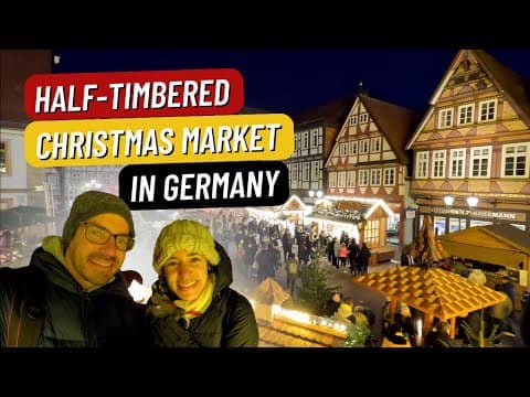 Historic German Christmas Market in Celle, Germany!