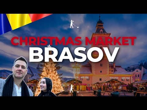 Brasov Christmas Market Walking Tour | Transylvania, Romania 2024