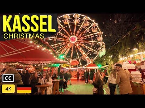 Kassel Christmas Market 2025  Magical Walking Tour in 4K | Christmas Market Kassel Germany