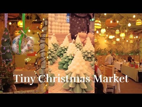 Tiny Christmas Market At Aarhus Streetfood Hall - Denmark