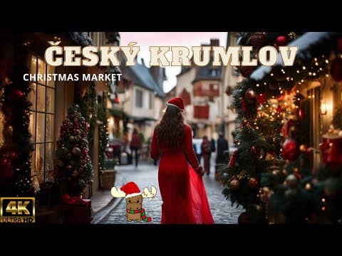CESKY KRUMLOV-CZECH REPUBLIC-THE MOST BEAUTIFUL CITY IN EUROPE-UNESCO World Heritage Site-4k