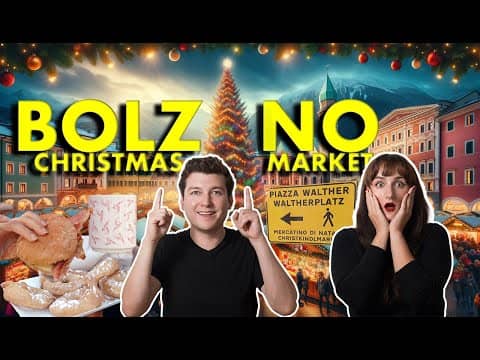 BIGGEST Christmas Market In Italy!  Worth it? (Bolzano)