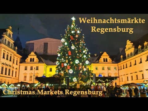 Regensburg Christmas Markets, Germany - from the romantic Prince's Palace to the medieval old town