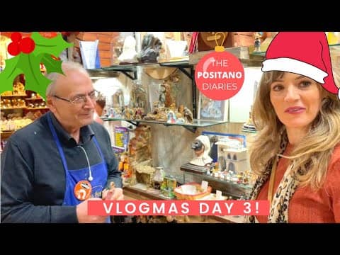 THE CHRISTMAS STREET IN NAPLES & ITALIAN NATIVITY SCENES | San Gregorio Armeno | Vlogmas Day 3
