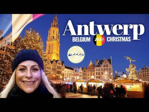 Antwerp, Belgium | Christmas Market | Christmas 2023 | Full Tour