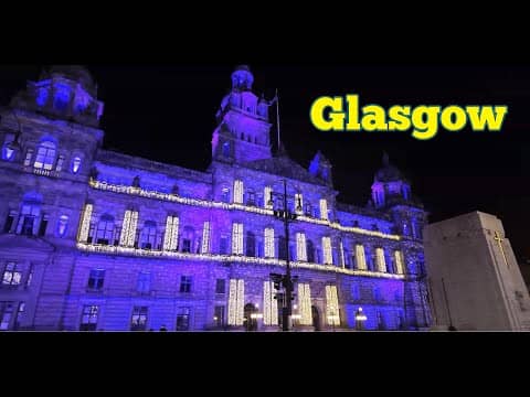 Day Vs Night in Glasgow - Buchanan Street during Christmas - Visiting Glasgow Christmas Markets