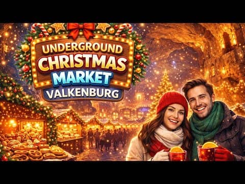 Underground Christmas Market, Valkenburg - Netherlands