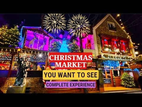 Which Christmas Market is The Best? Europe Hidden Gem - Rüdesheim, Germany - Must-See Walking Vlog