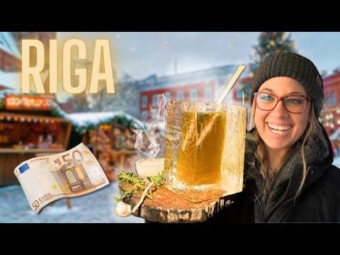 RIGA Christmas Market FOOD TOUR  Is $50 Enough in LATVIA!?!?