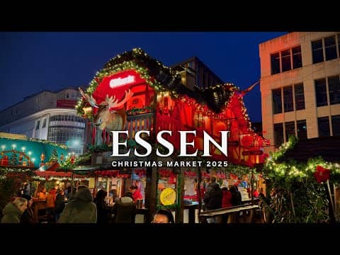 Magical Essen Christmas Market 2025 at Night✨