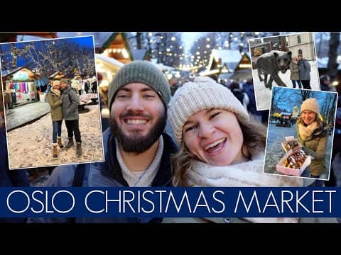 Christmas Markets in Oslo, Norway! Snowy Day + Things To See & Do in Oslo