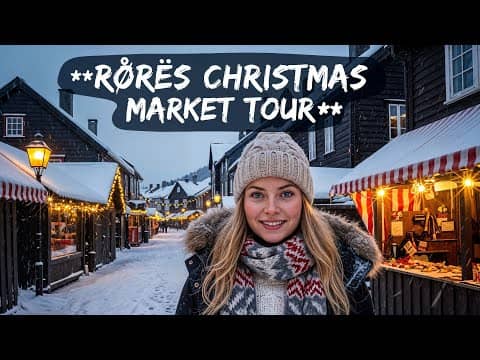 Røros - A Snowy Norwegian Mining Town Christmas Market Scandinavia 