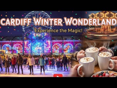 Winter Wonderland Cardiff 2025 - Funfair, Ice Skating and Food! - Plus Market Projection Show! 