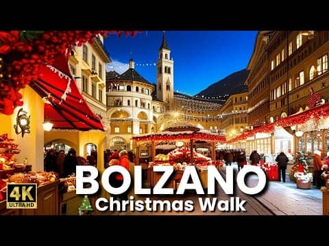  Bolzano (Bozen), Italy  | The Best CHRISTMAS MARKET in the Tyrolean Alps!