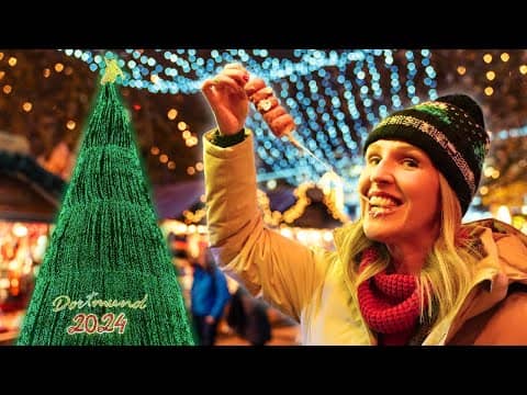 Dortmund, Germany Christmas Market - Tallest Christmas Tree in the World (2024)