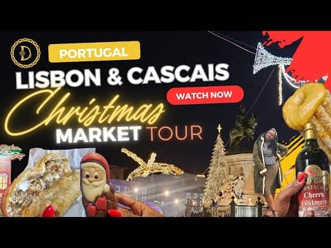 Explore Three Christmas Markets Near Lisbon, Portugal. Walk with Me! 
