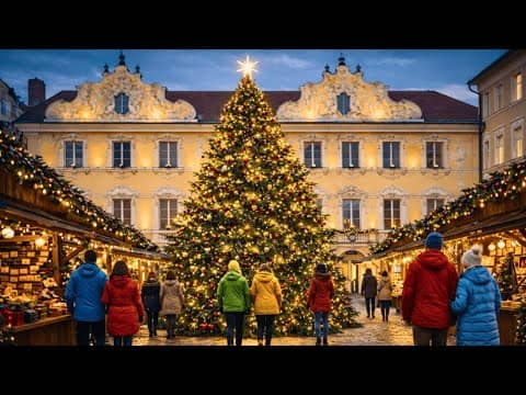 THE MOST PEACEFUL CHRISTMAS MARKET IN GERMANY  Würzburg 4K Walking Tour