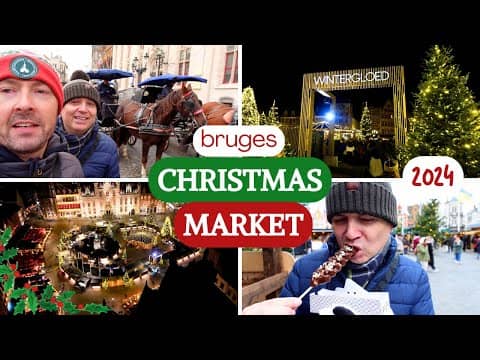 Exploring the Best of Bruges Christmas Market | Vlogmas 2024