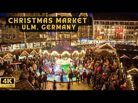 Magical Christmas Market in Ulm, Germany | 4K Walking Tour ✨