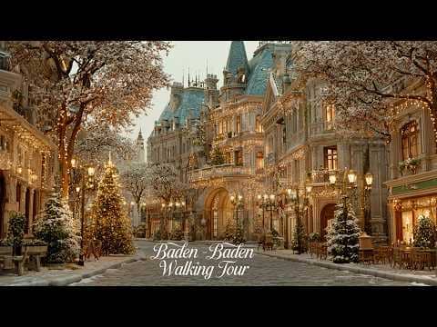 Baden-Baden Christmas Market | A Fairytale Winter Walk in Germany ✨