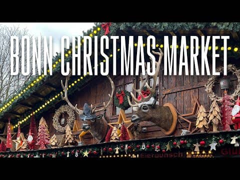 Hidden Gem - Christmas Market in Bonn Germany | Travel Vlog