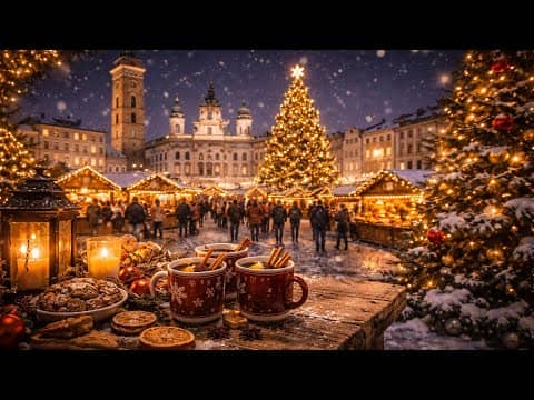 CESKE BUDEJOVICE THE MOST BEAUTIFUL CHRISTMAS CITY IN THE CZECH REPUBLIC 4K | Travel Guide