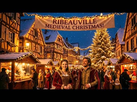 France , Ribeauvillé  The Most Magical Medieval Christmas Market | Alsace