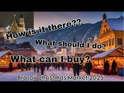 How is it at the Brașov Christmas Market? What to See, Eat, and Enjoy! Târgul de Crăciun din Brașov
