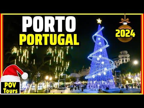 PORTO CHRISTMAS LIGHTS 2024 | Portugal