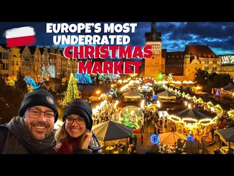 Christmas Market FOOD TOUR! Gdansk POLAND!!