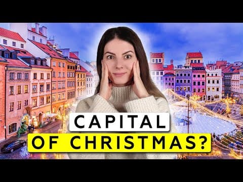 The Most Beautiful City at Christmas? Warsaw Surprised Me!