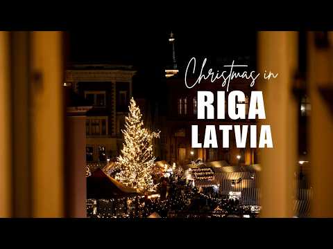Christmas Markets in Riga, Latvia || European Christmas Market Tour 2024 Part 6