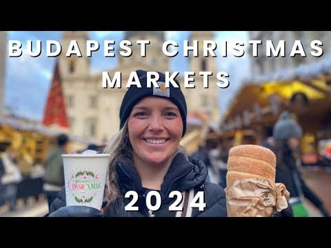 Budapest's BEST Christmas Markets | Trying Popular Hungarian Food