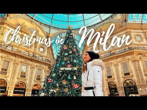 Milan Christmas Markets! ✨❄️ Christmas in Italy 