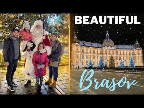 Beautiful BRASOV, ROMANIA at Christmas! 