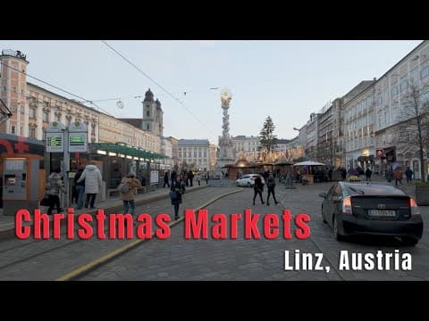 The Christmas Markets at Linz, Austria #Austria