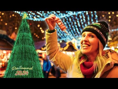 Dortmund, Germany Christmas Market - Tallest Christmas Tree in the World (2024)