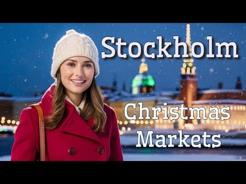 Sweden Stockholm Winter Wonderland and Your Ultimate Guide to Stockholm Christmas Markets #stockholm