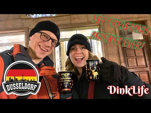 Our First German Christmas Market Ever! - Düsseldorf, Germany