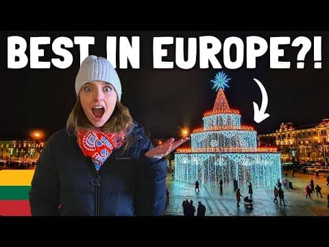 OUR FIRST EUROPEAN CHRISTMAS MARKET (Vilnius, Lithuania)