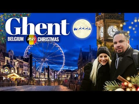 Ghent, Belgium | Christmas Market | Christmas 2023 | Full Tour