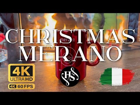 Enchanting Christmas Market in Merano – Holiday Magic in the Italian Alps! ✨