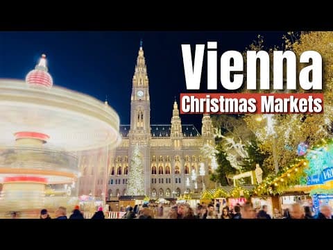 You Will Love The Vienna Christmas Markets! ❤️ | A Travel Guide 4k