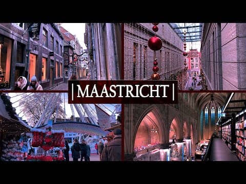 MAASTRICHT: A Magical Christmas Fairytale in 2023 | Netherlands 4K
