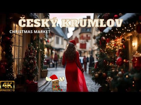 CESKY KRUMLOV-CZECH REPUBLIC-THE MOST BEAUTIFUL CITY IN EUROPE-UNESCO World Heritage Site-4k