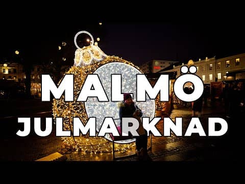 CHRISTMAS MARKET IN MALMÖ - Julmarknad at Gustav Adolfs Torget 2023