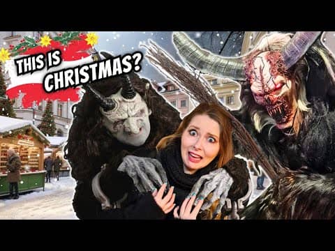 CHRISTMAS in Austria! - Christmas Markets & KRAMPUS RUN in Graz