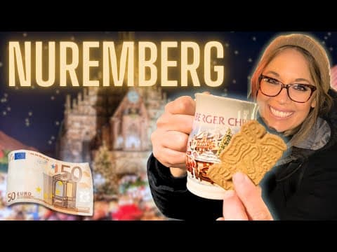 Nuremberg CHRISTMAS Market FOOD TOUR Is $50 Enough!?!?